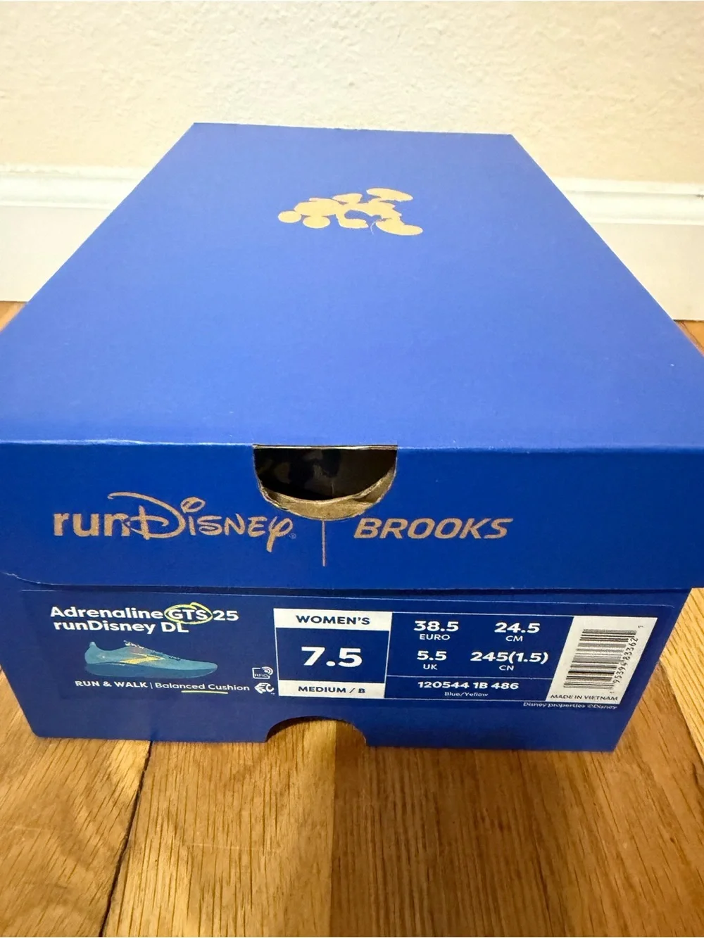 Brooks Adrenaline GTS 25 Disney Blue Running Shoes - Picture 8 of 8